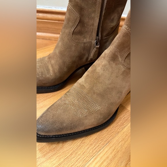 Prada Brown Suede Ankle Boots - Picture 13 of 17